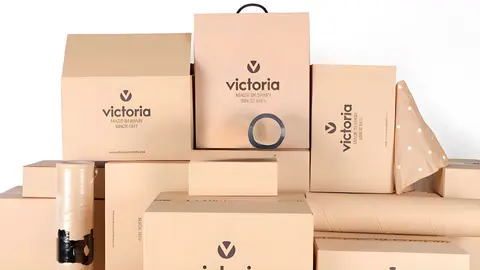 Cajas de zapatillas de Victoria