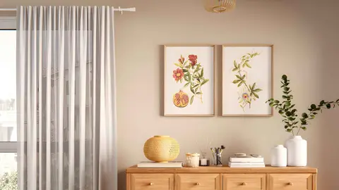 Cortina Pharell de algod&oacute;n INSPIRE de Leroy Merlin