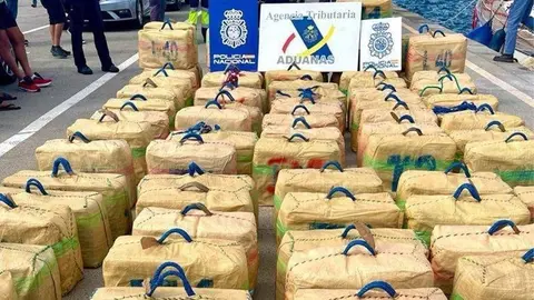 La droga intervenida en Sevilla