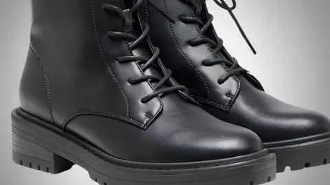 Botines de polipiel con cordones Only de Springfield