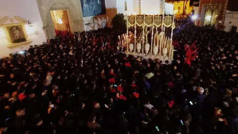 Recogida de la Virgen del Desconsuelo de la Hermandad de los Jud&iacute;os de San Mateo - Cristo Garc&iacute;a