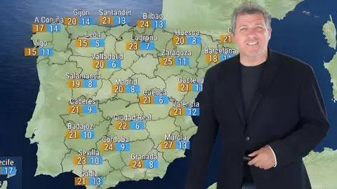 Mario Picazo anuncia la predicci&oacute;n del tiempo en Espa&ntilde;a | ElTiempo.es