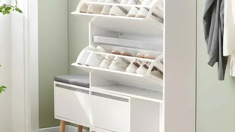 Banco zapatero FSR134-W SoBuy ES en Leroy Merlin