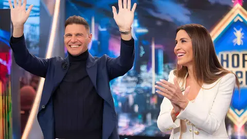 Joaqu&iacute;n S&aacute;nchez y Susana Saborido durante una entrevista en El Hormiguero