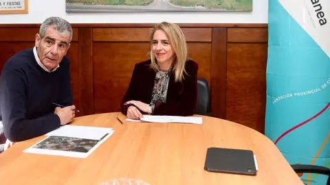 Almudena Mart&iacute;nez, junto a Diego Espa&ntilde;a