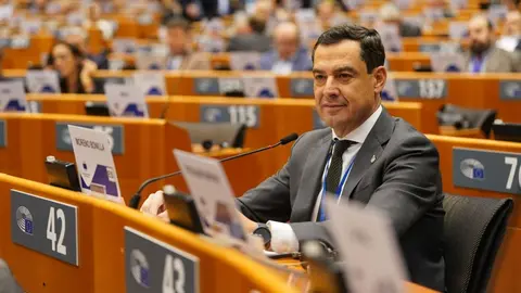 Juanma Moreno, en la Uni&oacute;n Europea