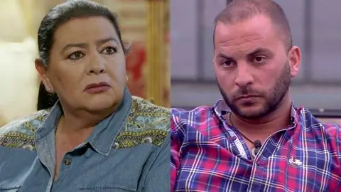 Mar&iacute;a del Monte y su sobrino Antonio Tejado