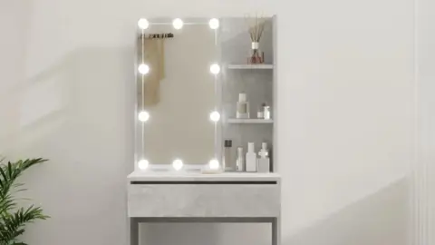 Tocador con LED vidaXL de Leroy Merlin