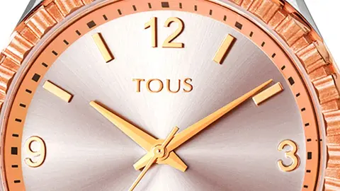 Esfera de reloj Tender Bear de acero de Tous