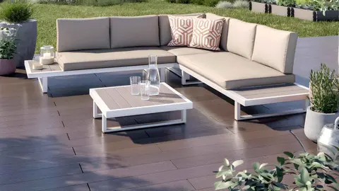 Lama de composite NATERIAL chocolate de Leroy Merlin