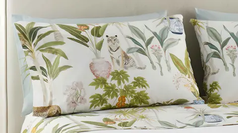 Juego de s&aacute;banas algod&oacute;n Tr&oacute;pico de El Corte Ingl&eacute;s