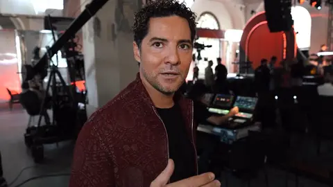 David Bisbal en la grabaci&oacute;n de un videoclip - Instagram