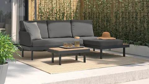 Conjunto de sof&aacute; para exterior de 3 plazas modelo Revskar de IKEA