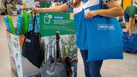 Bolsas de compra de Decathlon