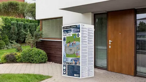 Piscina tubular ovalada BESTWAY