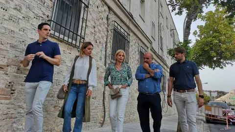 Garc&iacute;a-Pelayo en una visita a la barriada de la Asunci&oacute;n