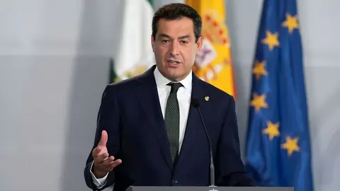 Juanma Moreno, presidente de la Junta de Andaluc&iacute;a