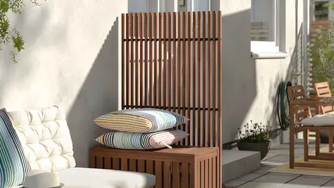 Ca&ntilde;a con pantalla de privacidad N&Auml;MMAR&Ouml; de Ikea