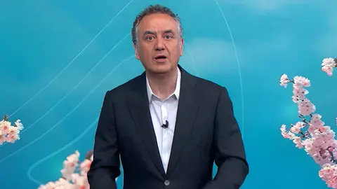 Roberto Brasero da la previsi&oacute;n meteorol&oacute;gica en Antena 3