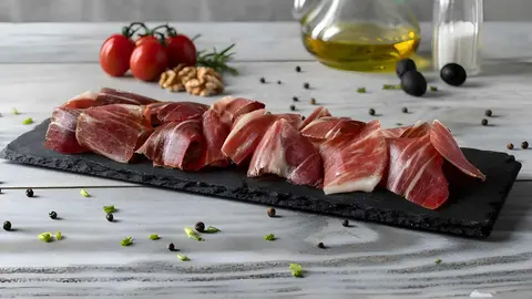 Jam&oacute;n ib&eacute;rico de bellota en lonchas de Navidul en Amazon