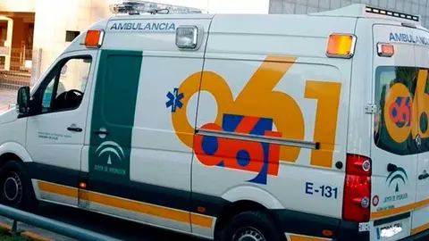 Una ambulancia en una foto de archivo