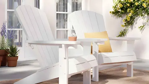 Sill&oacute;n Adirondack Keter de Leroy Merlin