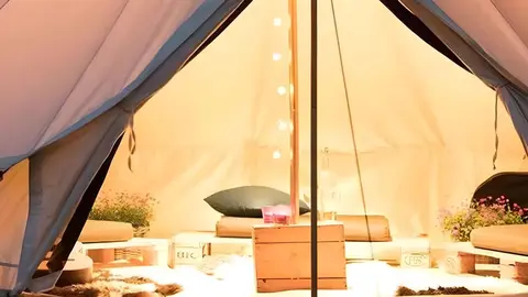 Tienda de campa&ntilde;a de algod&oacute;n - Tipii 500 - Decathlon