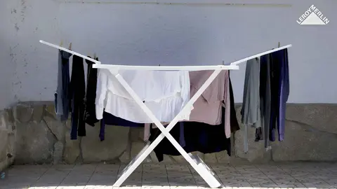 Tendedero de resina CUNCIAL de Leroy Merlin