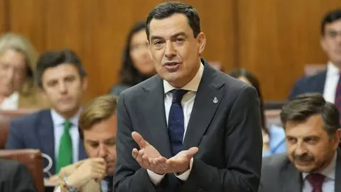 Juanma Moreno ha vuelto a mostrarse cr&iacute;tico con Pedro S&aacute;nchez