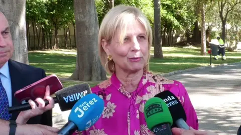 Garc&iacute;a-Pelayo en una atenci&oacute;n a medios