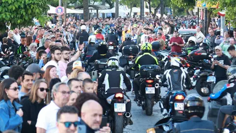 Caravana motera en Jerez | Cristo Garc&iacute;a