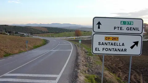 La carretera en la que tuvo lugar el accidente