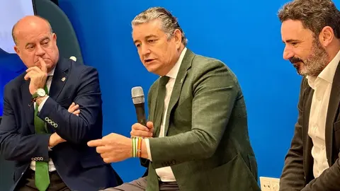 El consejero de la Presidencia, Antonio Sanz, durante un acto en Antequera