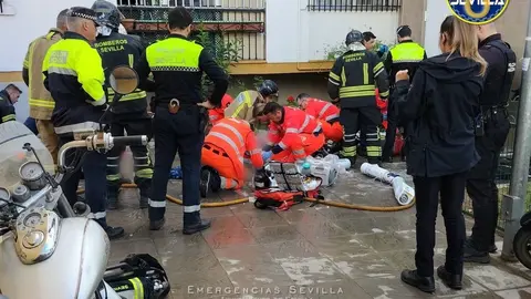 El lugar en el que se produjo el incendio