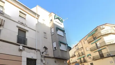 Fachada de la vivienda en la que se ha producido el hallazgo