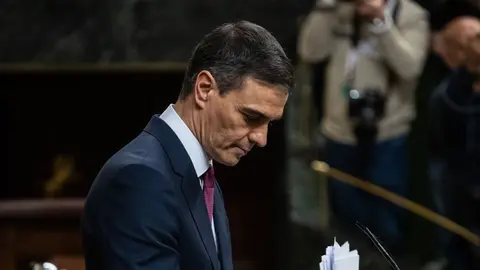 El presidente del Gobierno Pedro S&aacute;nchez, en una comparecencia reciente