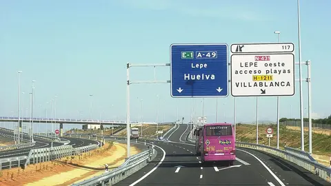 Carretera en la que se produjo el accidente