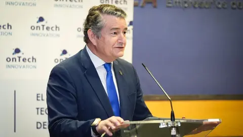 Antonio Sanz, durante la clausura de la Asamblea On Tech