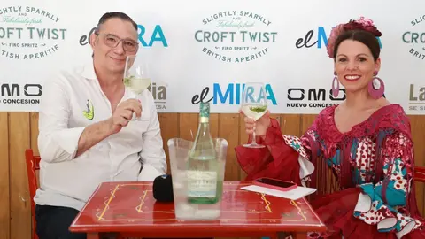 Jos&eacute; Mar&iacute;a Rosado, presidente del UB Jerez y Estefan&iacute;a Brazo | Cristo Garc&iacute;a