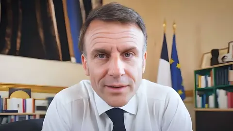 Emmanuel Macron, presidente de la Rep&uacute;blica Francesa, en Twitter