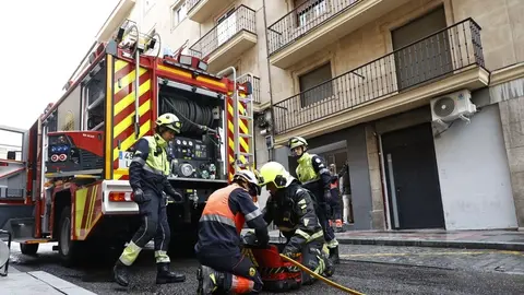 Bomberos se preparan para el rescate