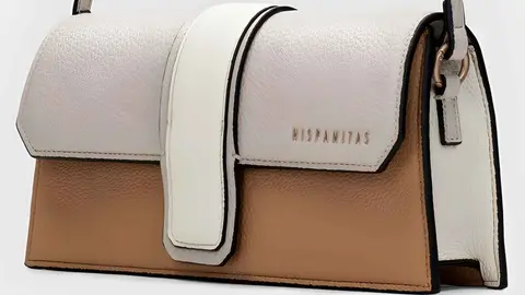 Bolso de hombro con logotipo y cierre de solapa Hispanitas en El Corte Ingl&eacute;s