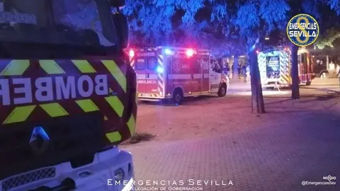 Camiones de Bomberos en Sevilla