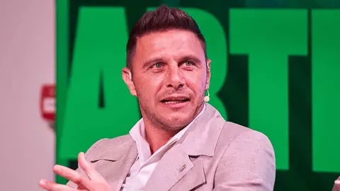 Joaqu&iacute;n S&aacute;nchez durante el encuentro 'Arte en Verdiblanco' | Salvador L&oacute;pez Medina para El MIRA