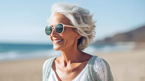 Una pensionista disfruta de su pensi&oacute;n de jubilaci&oacute;n de la Seguridad Social