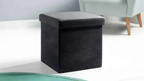 Taburete con almacenamiento de Lidl