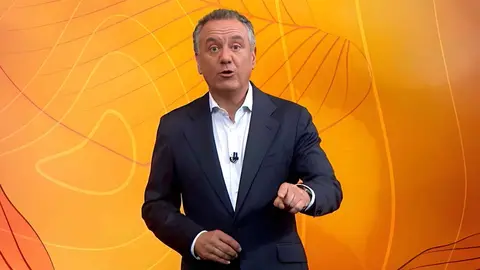 Roberto Brasero da la predicci&oacute;n del tiempo en Antena 3