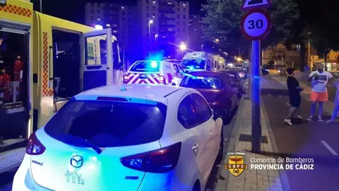 Incendio en el Pol&iacute;gono de San Benito