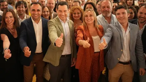 Juanma Moreno, en un acto en Granada