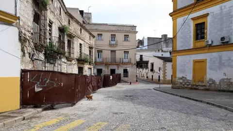 Calle Barranco en el centro de Jerez